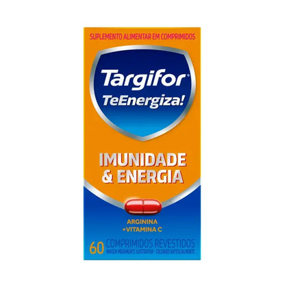 Vitamina C 500mg + Arginina 500mg Targifor TeEnergiza! 60 comprimidos