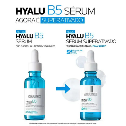 Sérum Antirrugas Facial La Roche Posay Hyalu B5 Super Ativado Ácido Hialurônico e Vitamina B5 30ml
