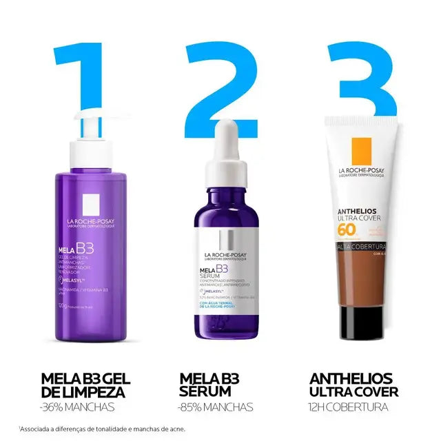 Sérum Antimanchas Facial La Roche-Posay Mela B3 Clareador Tratamento Antimanchas com Melasyl e Niacinamida B3 30ml