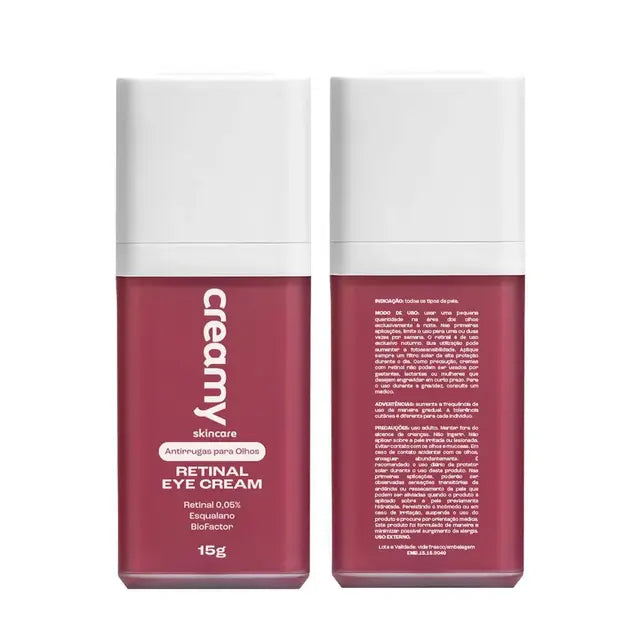 Creme Facial Antirrugas Creamy Retinal Eye Cream 15g