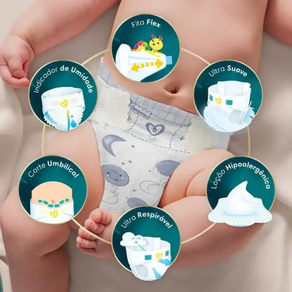 Fralda Pampers Recém Nascido RN 36 unidades