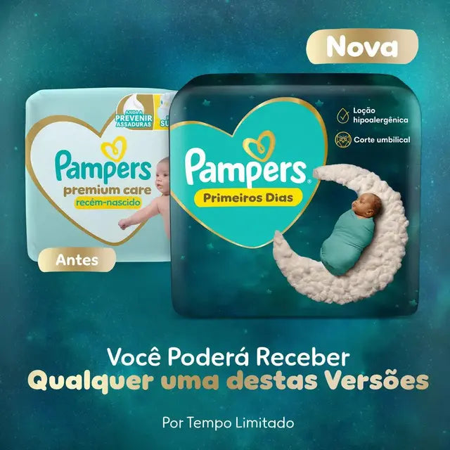 Fralda Pampers Recém Nascido RN 36 unidades