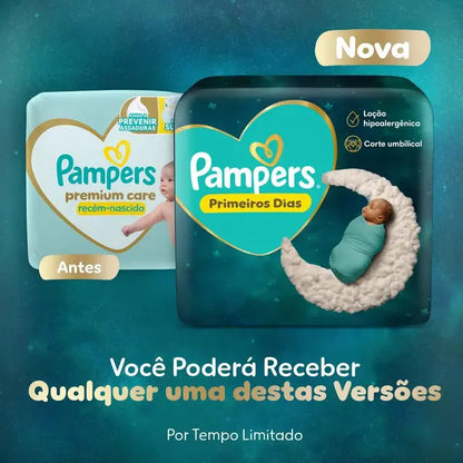 Fralda Pampers Recém Nascido RN 36 unidades