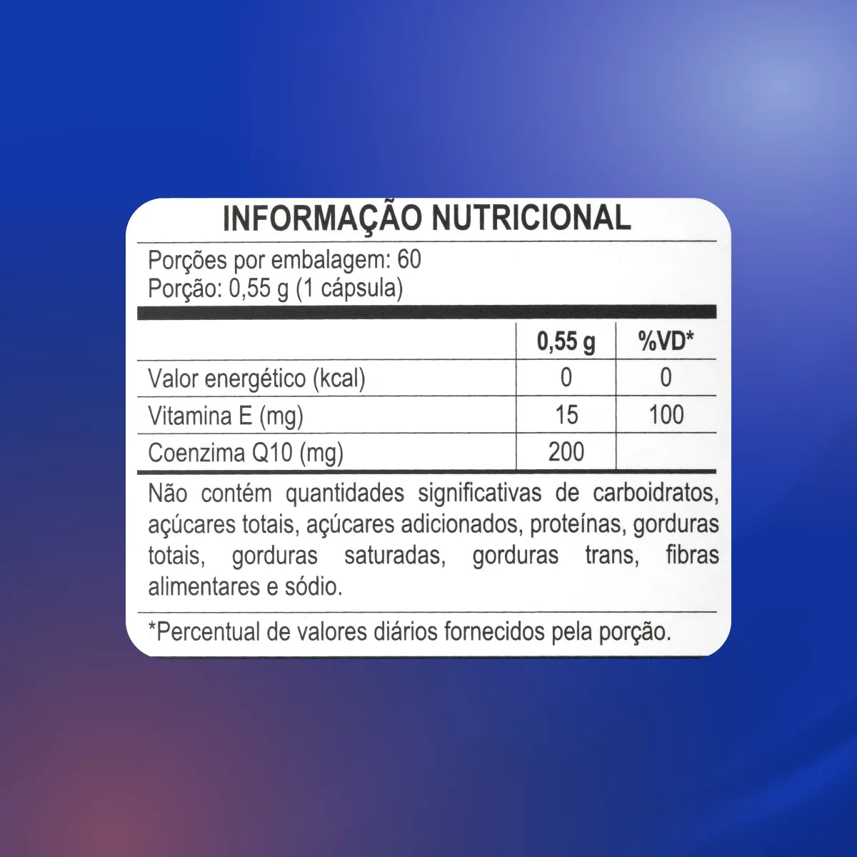 Coenzima Q-10 bwell 200mg + Vitamina E 10mg 60 cápsulas