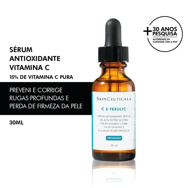 Sérum Facial Anti-Idade SkinCeuticals C E Ferulic Vitamina C 15%, E e Ácido Ferúlico 30m