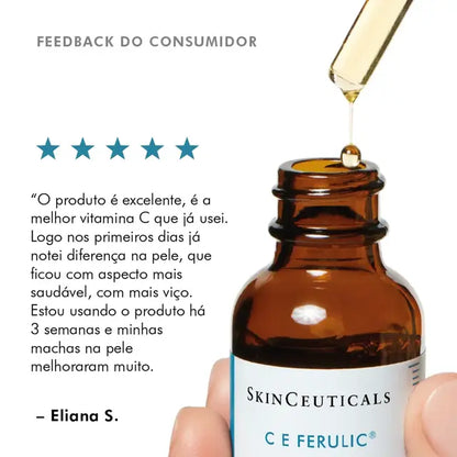 Sérum Facial Anti-Idade SkinCeuticals C E Ferulic Vitamina C 15%, E e Ácido Ferúlico 30m