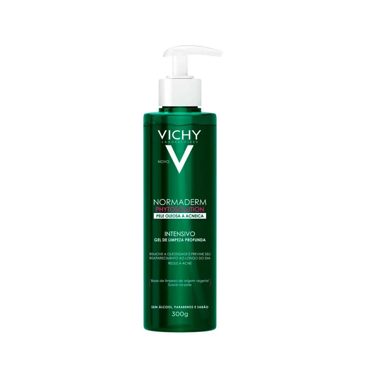 Kit Facial Vichy Gel de Limpeza Normaderm Phytosolution Pele Oleosa a Acneica 300g + Protetor Solar Idéal Soleil Clarif