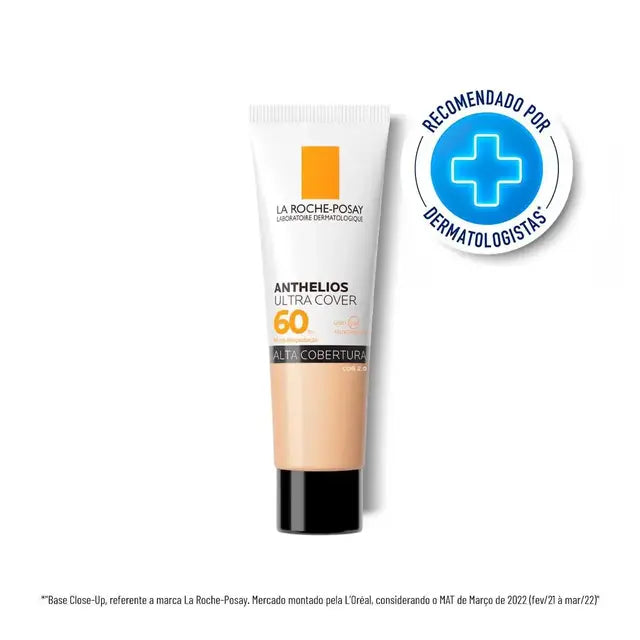 Protetor Solar Facial La Roche-Posay Anthelios Ultra Cover FPS 60 Cor 2.0 Proteção para Tom Claro 30g