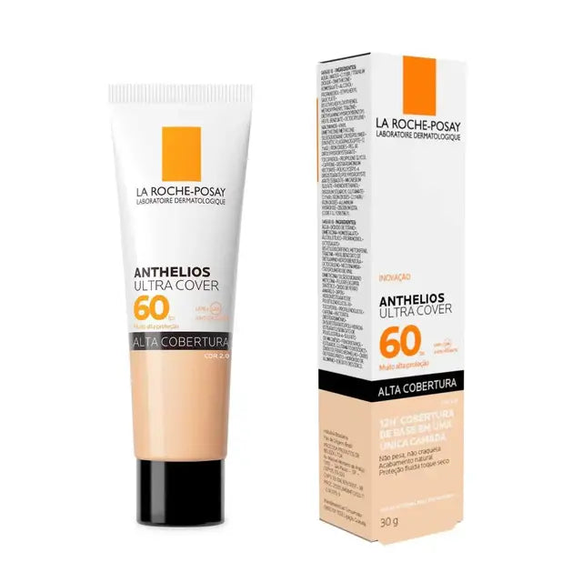 Protetor Solar Facial La Roche-Posay Anthelios Ultra Cover FPS 60 Cor 2.0 Proteção para Tom Claro 30g