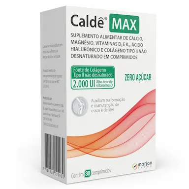 Polivitamínico Caldê Max 30 Comprimidos